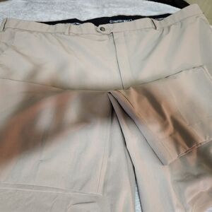 Comfort Waist Beige Pants